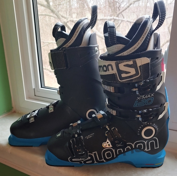 Salomon Other - Salomon X-Max 120 Ski Boots - Black and Blue